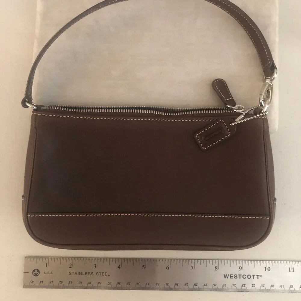 Coach Leather Satchel Shoulder Bag or Wristlet - convertible - Picture 2 of 15